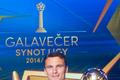 David Lafata s cenou na galavečeru Synot ligy