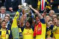 Arsenal oslavuje FA Cup