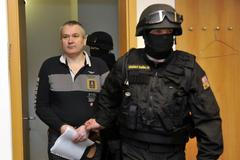 Radek Březina u soudu