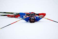 Bauerův stříbrný závod: Vyčerpání v cíli a radost s medailí