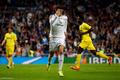 Real Madrid's Cristiano Ronaldo celebrates his goal against Villarreal during their Spanish first division soccer match at Santiago Bernabeu stadium in Madrid