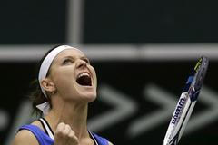 Fed Cup, ČR-Francie Lucie Šafářová