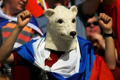 Fanoušci Ruska na MS ve fotbale 2014