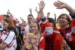 Fanzóna během MS 2015
