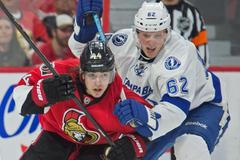 NHL: Tampa Bay Lightning at Ottawa Senators