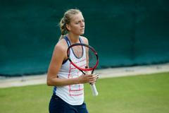 Trénink na Wimbledon 2015: Petra Kvitová