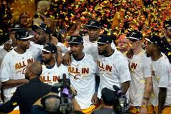Cleveland Cavaliers slaví postup do finále NBA