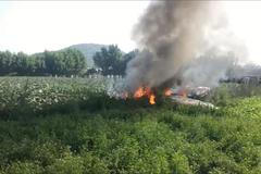 Pád vojenského letadla v Pákistánu