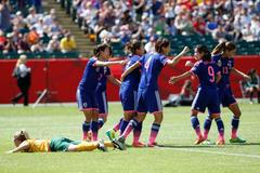 MS žen 2015, Japonsko-Austrálie: radost Japonek