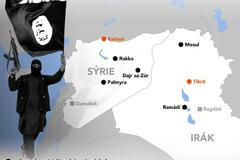 Islámský stát - zisky a ztráty měst