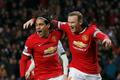 Wayne Rooney a Radamel Falcao