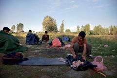 Jeden den v táboře s afghánskými běženci