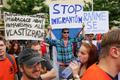 Demonstrace proti imigrantům v Brně