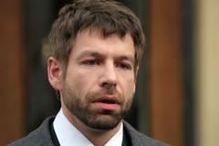 Robert Pelikán po návštěvě u prezidenta