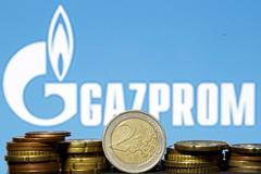 Gazprom, logo, ilustrační