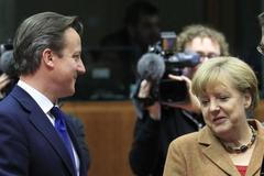 Velká Británie Německo Cameron Merkelová