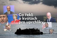 Co řekli o kvótách pro uprchlíky