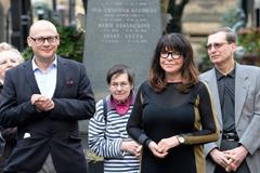 Jiří Peňás a vnučka Ferdinanda Peroutky Terezie Kaslová