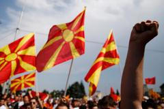 Protesty proti vládě ve Skopje