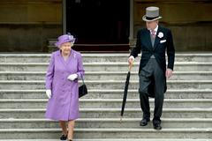 Garden párty u Buckinghamského paláce v Londýně