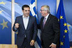 Tsipras a Juncker