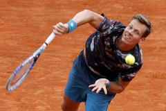 Tomáš Berdych na turnaji v Monte Carlu
