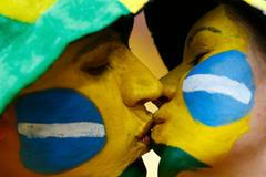 MS 2014, Brazílie-Nizozemsko: brazilští fanoušci