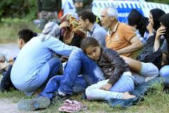 Maďarsko - Cesta do Evropy - uprchlíci - Asotthalom