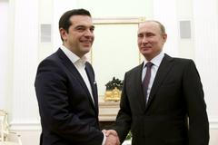 Rusko - Řecko - Tsipras - Putin