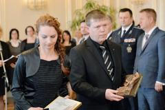 Rodiče Petra Vejvody převzali ocenění od prezidenta