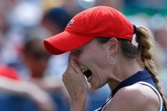 Alize Cornetová na tenisovém US Open