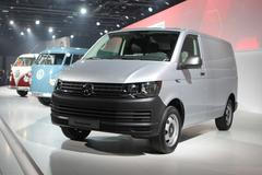 VW Transporter podium