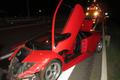 Nehoda lamborghini na D1