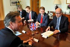 David Cameron a Bohuslav Sobotka