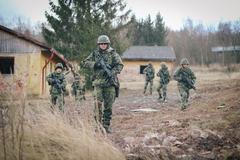 Logistici trénovali v osadě Velcí v Brdech