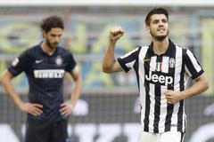 Alvaro Morata slaví vítězný gól