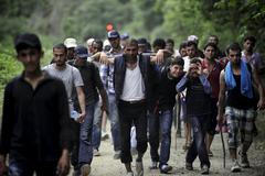 Cesta do Evropy - uprchlíci - Makedonie