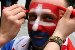 MS v hokeji 2011: pomalované tváře fanoušků