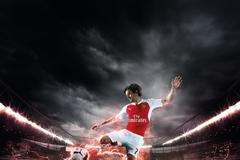 Tomáš Rosický v novém dresu Arsenalu (2015)