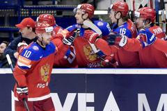 MS 2015, Švédsko - Rusko: Sergej Mozjakin slaví gól