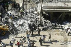 Sýrie - nálet v provincii Idlíb