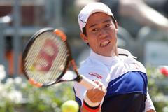 Kei Nišikori na masters v Římě 2015