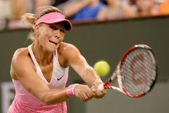 Lucie Hradecká na turnaji v Indian Wells