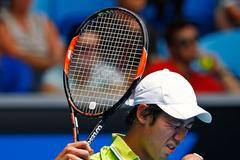 Kei Nišikori v prvním kole Australian Open