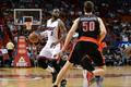 NBA: Toronto Raptors at Miami Heat (Wade, Hansbrough)