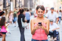 mobil, žena, technologie