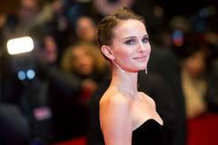 Actress Natalie Portman arrives for screening at 65th Berlinale International Film Festival in Berlin