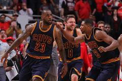 NBA: Playoffs-Cleveland Cavaliers at Chicago Bulls (LeBron James)