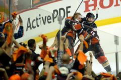 NHL: Stanley Cup Playoffs-Calgary Flames at Anaheim Ducks