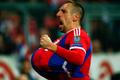Bayern Munich's Ribery celebrates after scoring a goal against Shakhtar Donetsk during their Champions League Round of 16 second leg soccer match in Munich